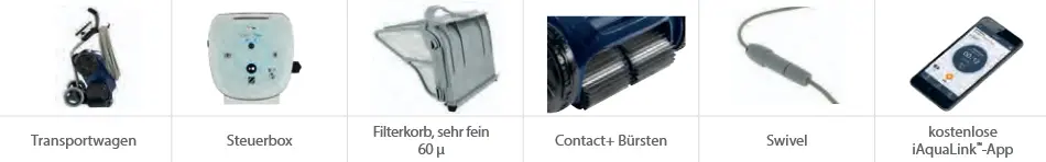 Elektrischer Poolreiniger Alpha Iq™ Ra 6500 Iq Zubehör