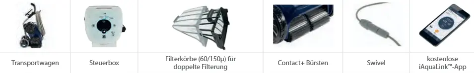 Elektrischer Poolreiniger Alpha Iq™ Ra 6900 Iq Zubehör