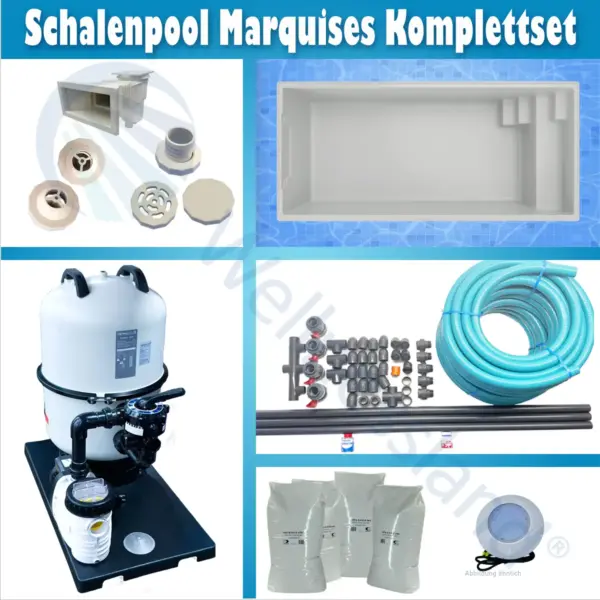 Schalenpool Marquises Komplettset