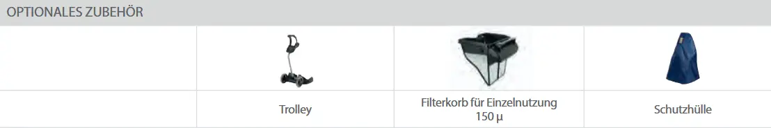 Elektrischer Pool Reiniger 42 Iq Freerider Optionales Zubehör