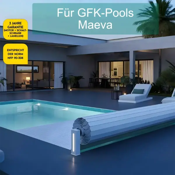 Rollladen Abdeckung Gfk Pools Maeva